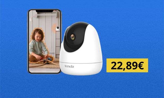 Tenda CP6: telecamera di sicurezza a 360° in offerta a soli 22,99€ Tenda CP6: telecamera di sicurezza a 360° in offerta a soli 22,99€
