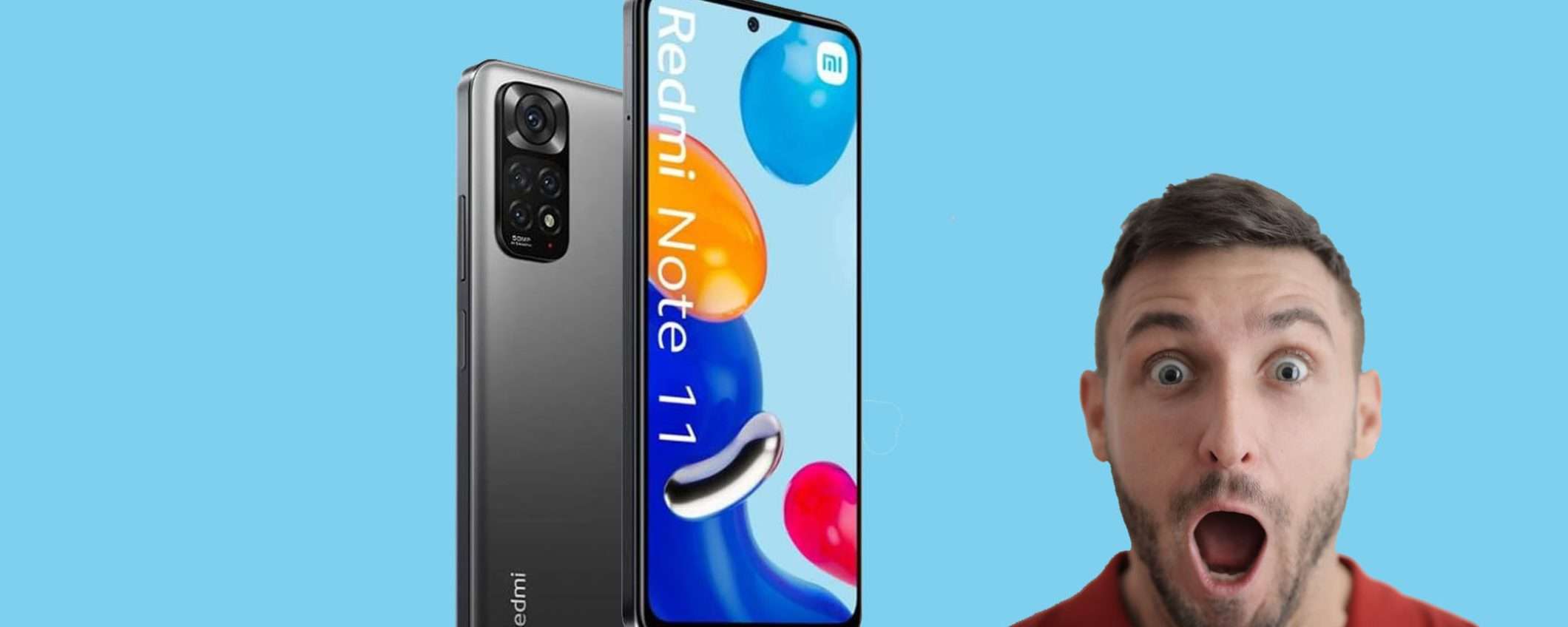Xiaomi Redmi Note 11 in SUPER sconto: risparmia il 37%(Amazon) Xiaomi Redmi Note 11 in SUPER sconto: risparmia il 37%(Amazon)