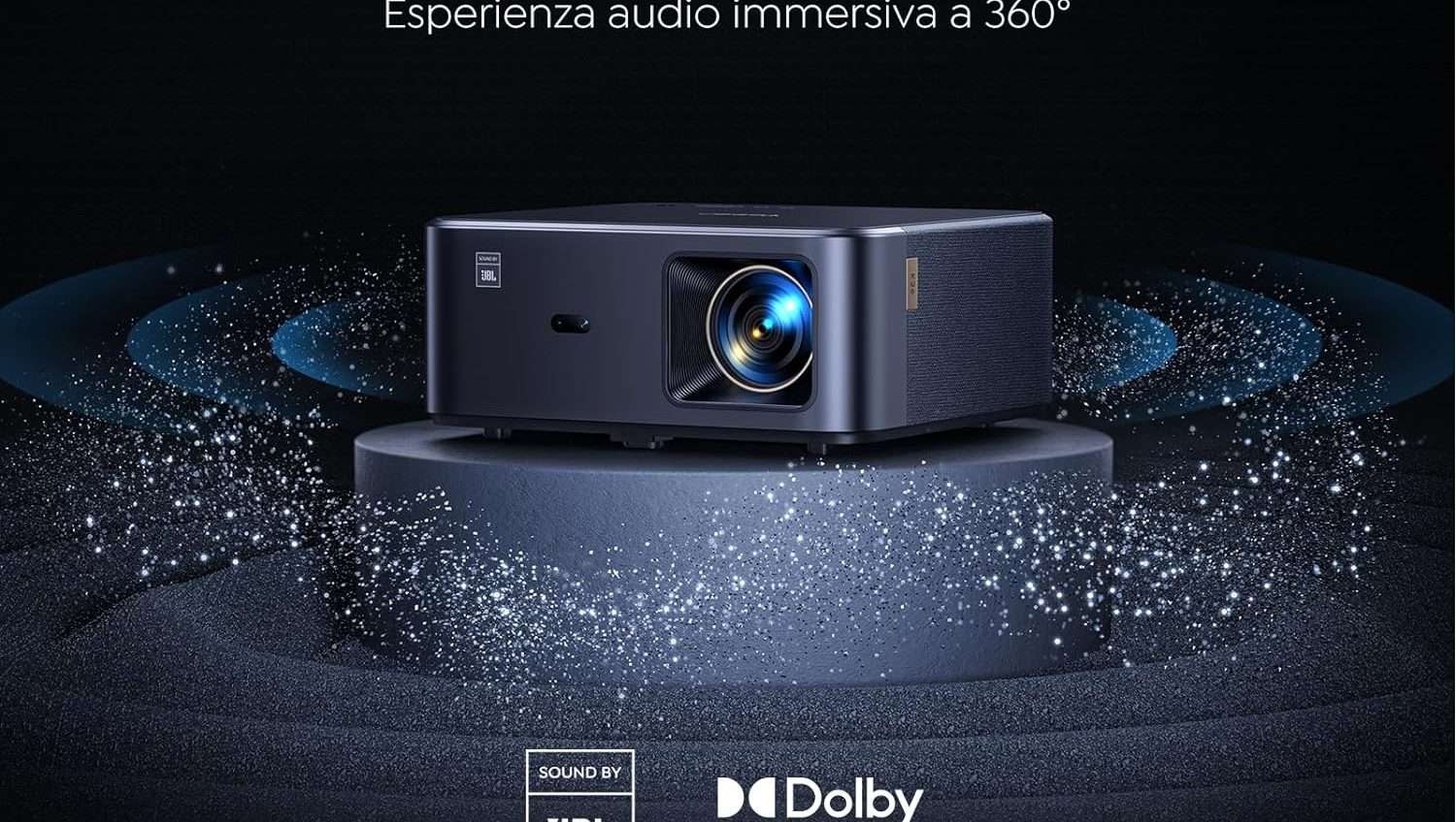 Proiettore con Dolby Audio e dongle integrato ad un PREZZO TOP su Amazon: ecco come risparmiare Proiettore con Dolby Audio e dongle integrato ad un PREZZO TOP su Amazon: ecco come risparmiare