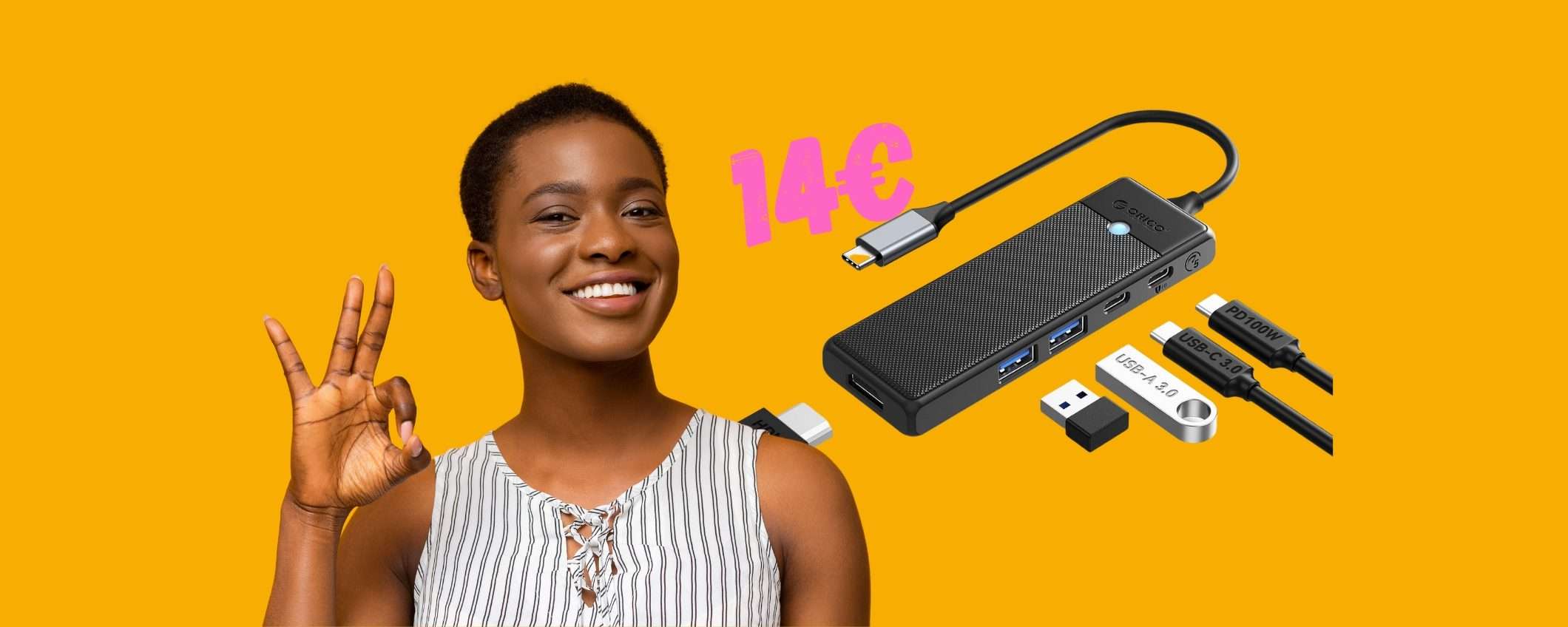 Adattatore USB 5 in 1 FORMIDABILE a prezzo TAGLIATO (14€) Adattatore USB 5 in 1 FORMIDABILE a prezzo TAGLIATO (14€)