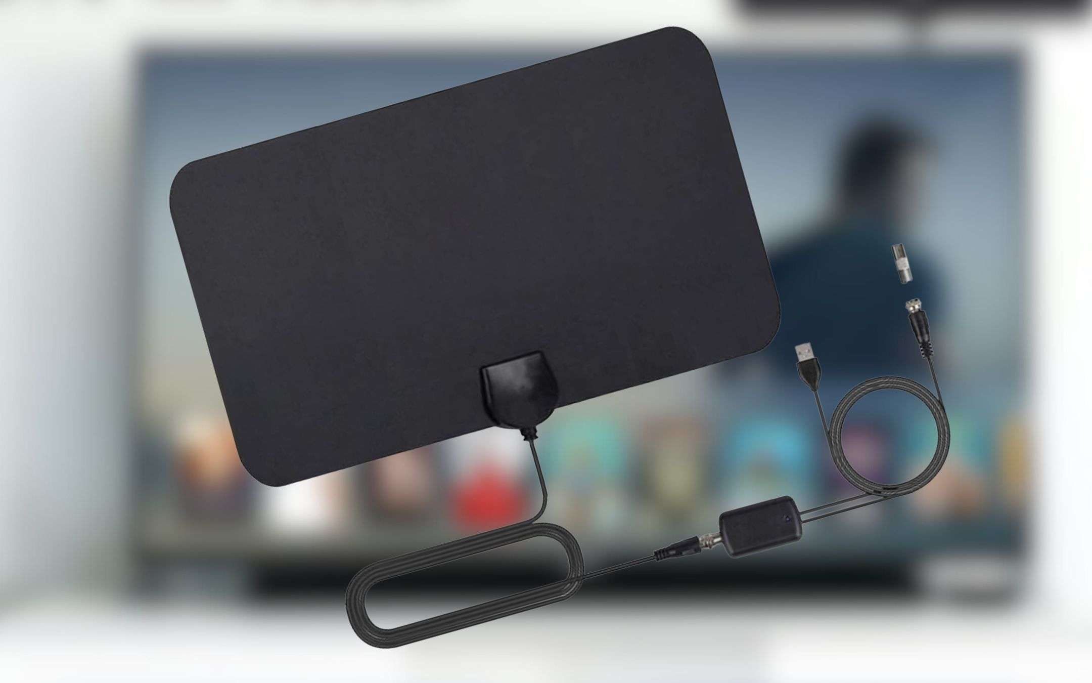 ANTENNA HDTV AMPLIFICATA Per Digitale Indoor Televisiva Numero EUR 14,10 - IT