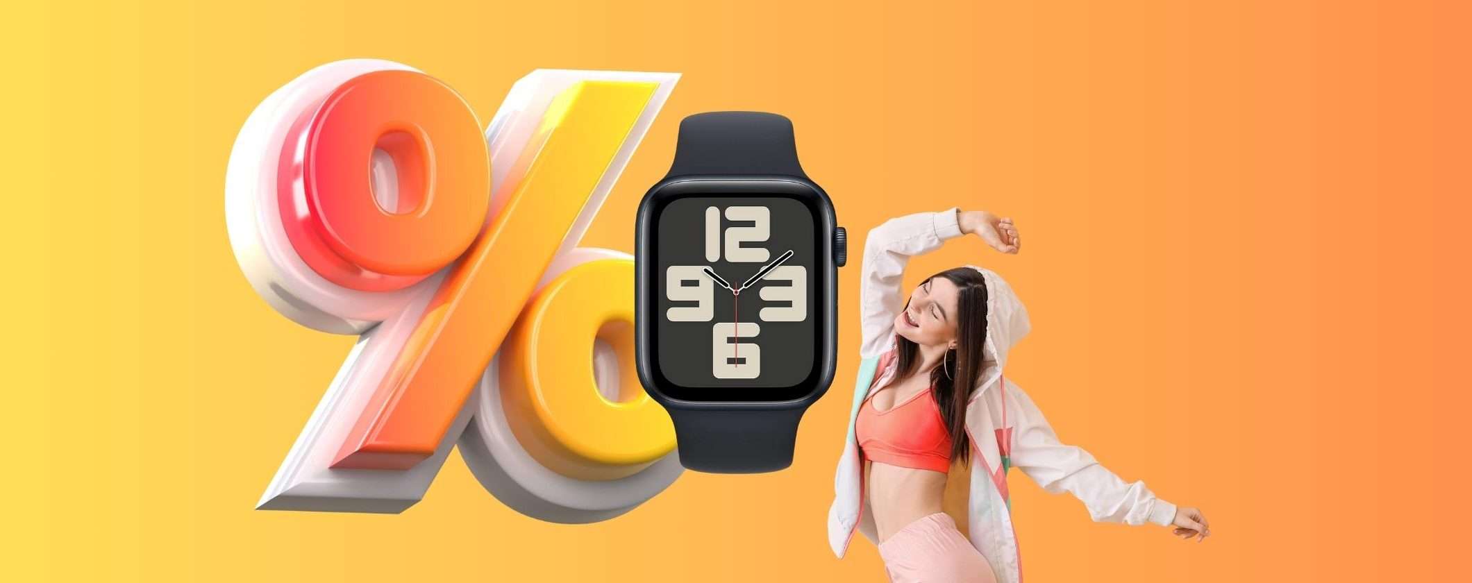 Apple Watch SE a soli 12€/mese con il Tasso Zero di MediaWorld