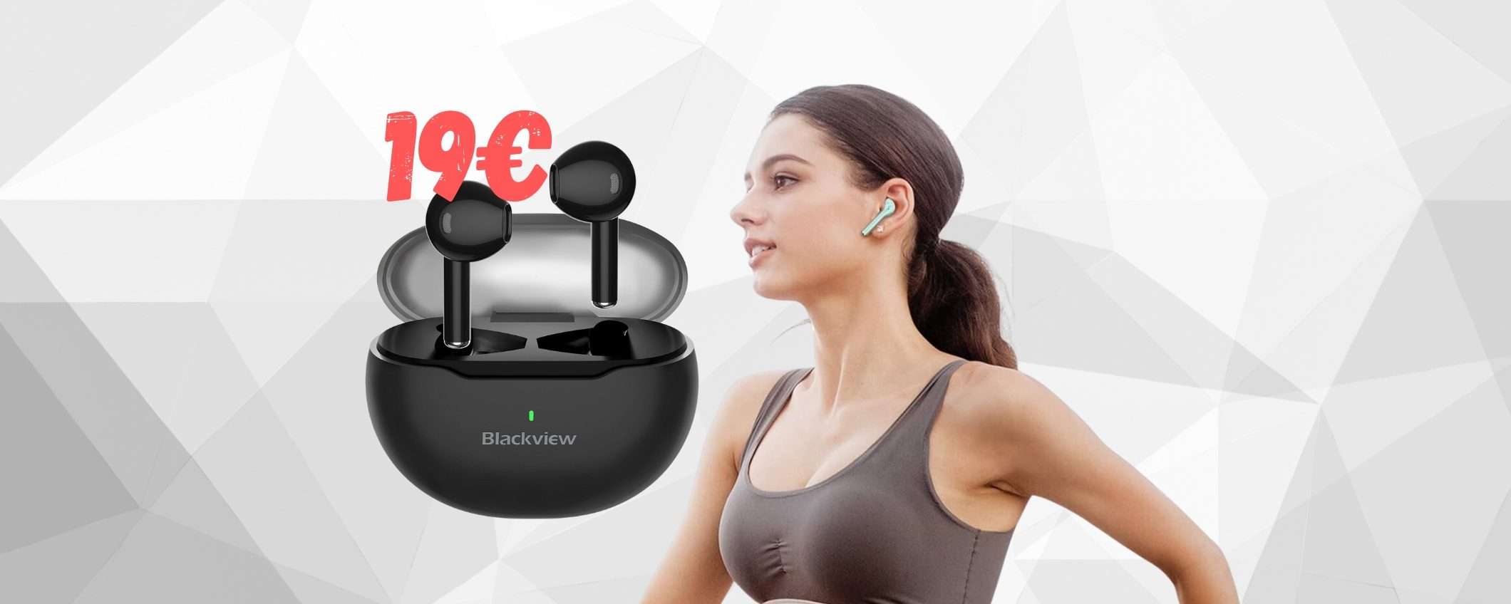Auricolari Bluetooth Blackview AirBuds 6 a PREZZO SCIOLTO (19€) Auricolari Bluetooth Blackview AirBuds 6 a PREZZO SCIOLTO (19€)