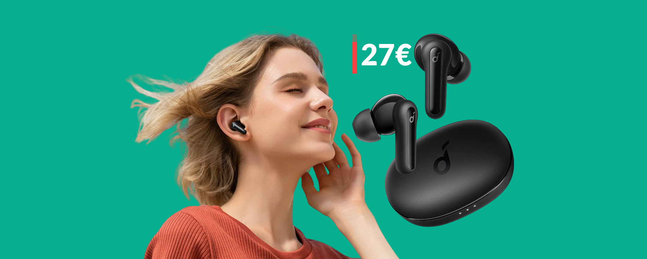 Questi auricolari durano 32 ore e sono POTENTISSIMI: solo 27€