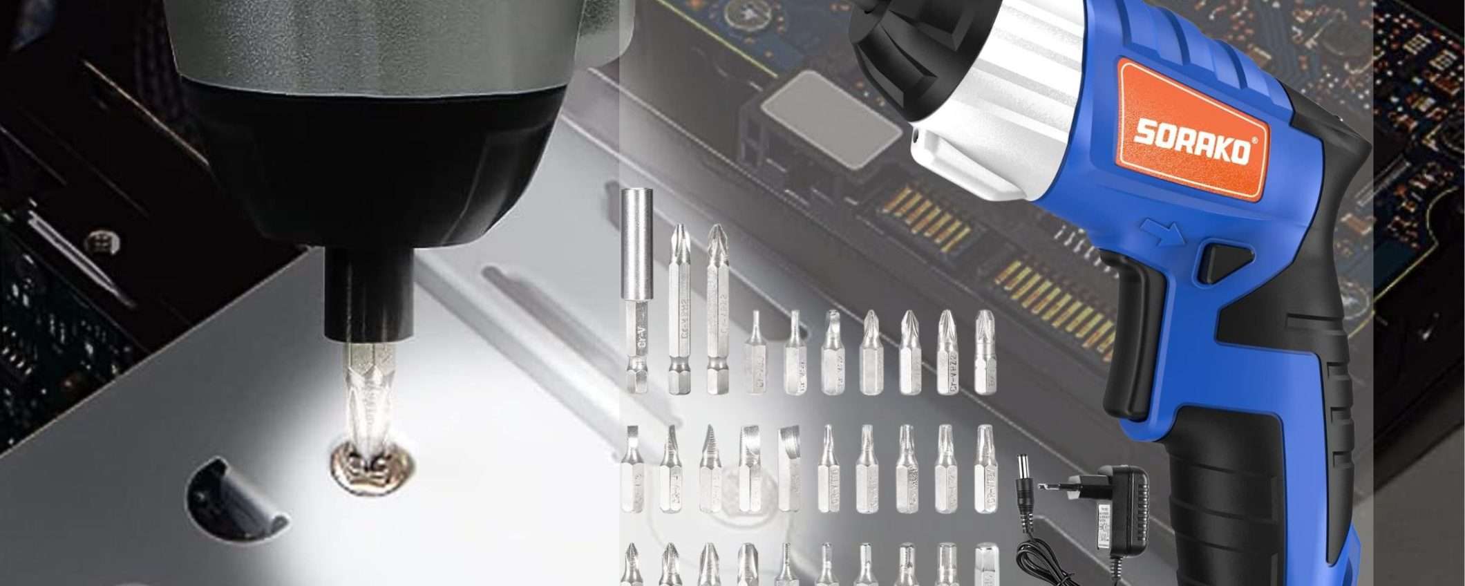 Avvitatore ricaricabile con 30 accessori a 15€ su Amazon: prezzo SBRICIOLATO Avvitatore ricaricabile con 30 accessori a 15€ su Amazon: prezzo SBRICIOLATO