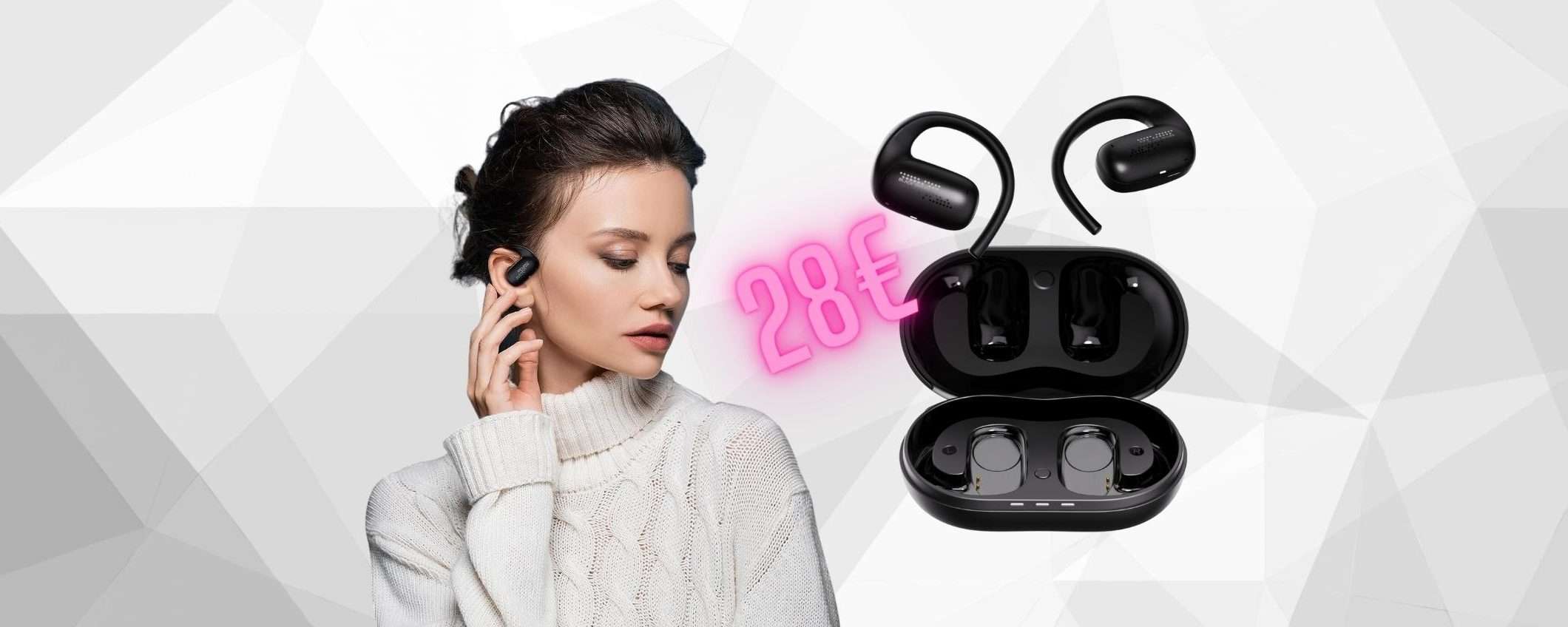 Black Shark T21: auricolari wireless comodi, con audio top a 28€ Black Shark T21: auricolari wireless comodi, con audio top a 28€