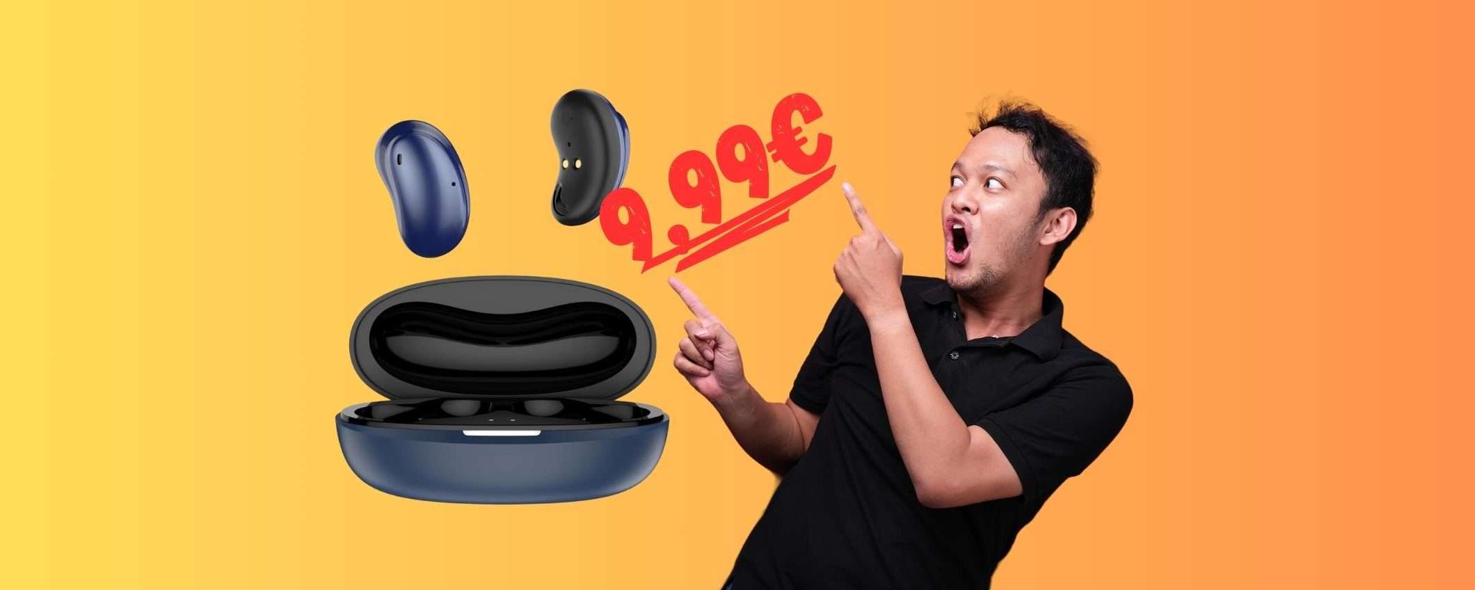 BOMBA Amazon: auricolari wireless a 9,99€ con il DOPPIO SCONTO BOMBA Amazon: auricolari wireless a 9,99€ con il DOPPIO SCONTO