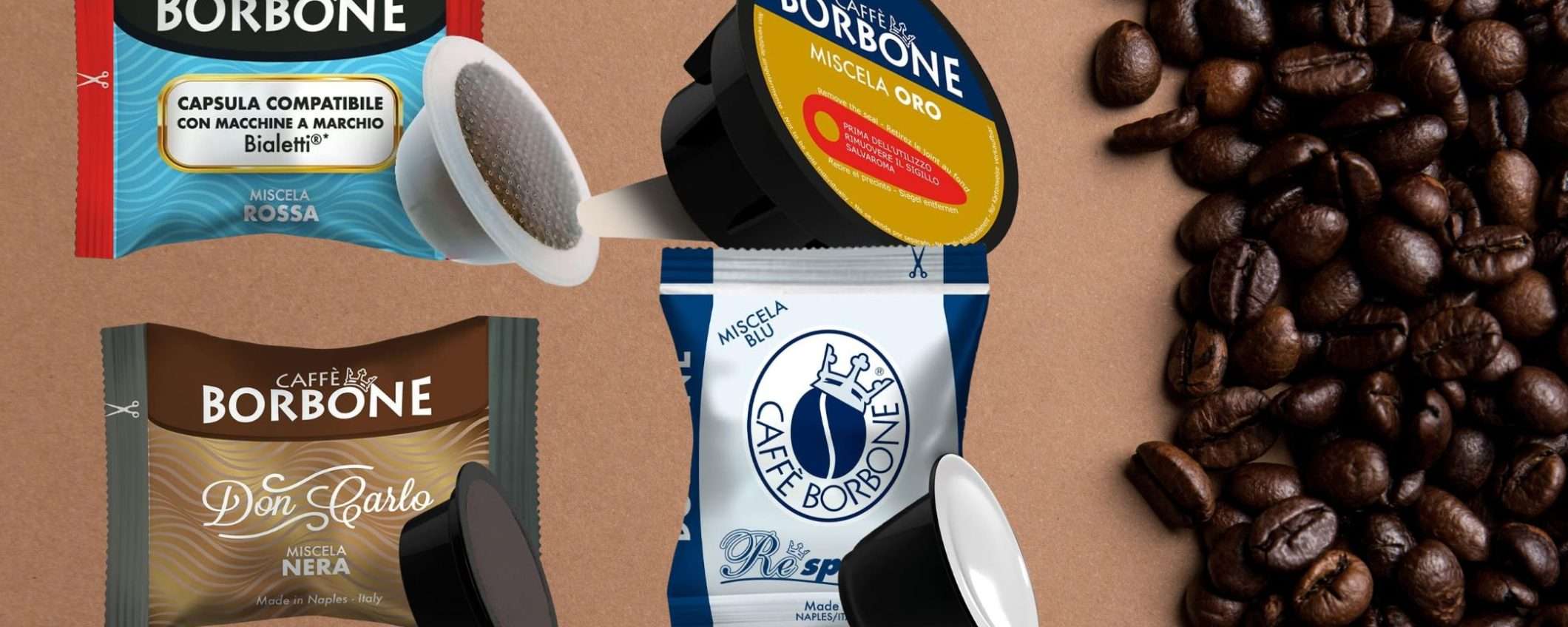 Caffè Borbone FUORITUTTO su Amazon alla Festa delle Offerte Prime