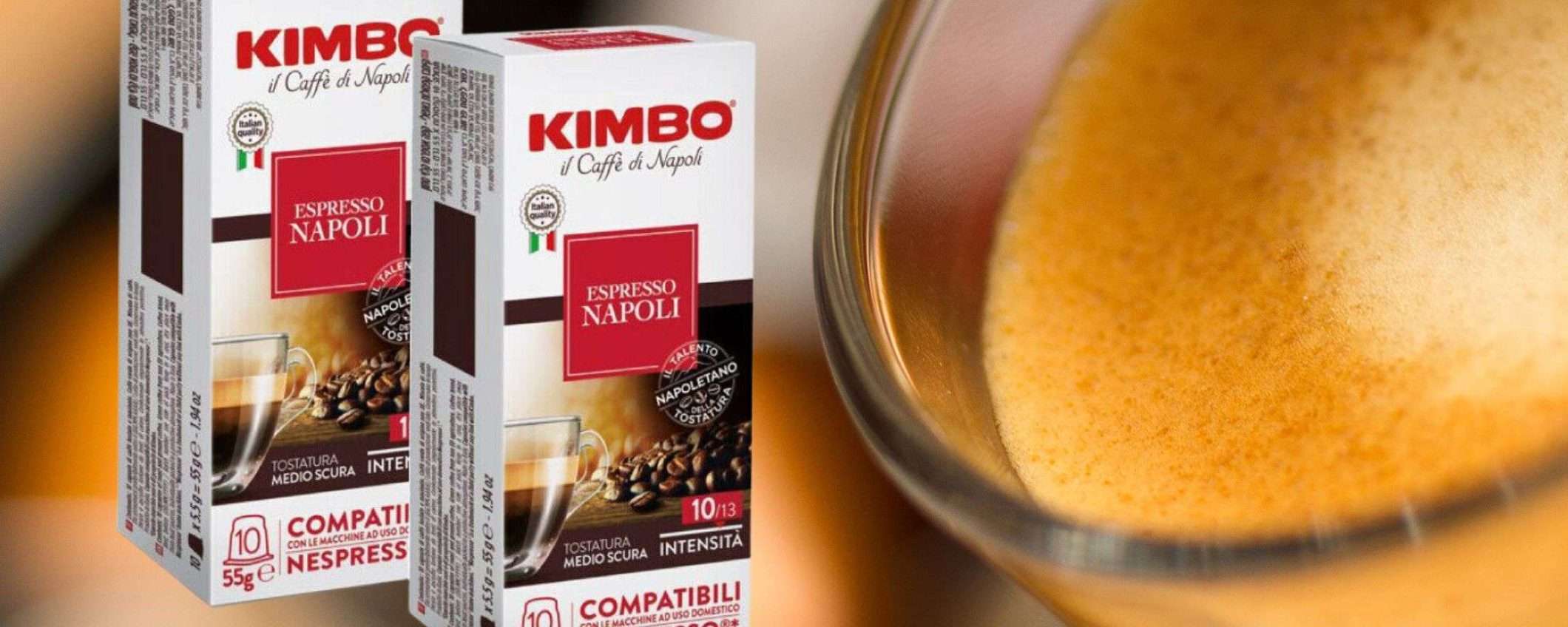 600 capsule caffè Kimbo Miscela Napoli per Nespresso a prezzo WOW su eBay (solo 13cent a capsula)