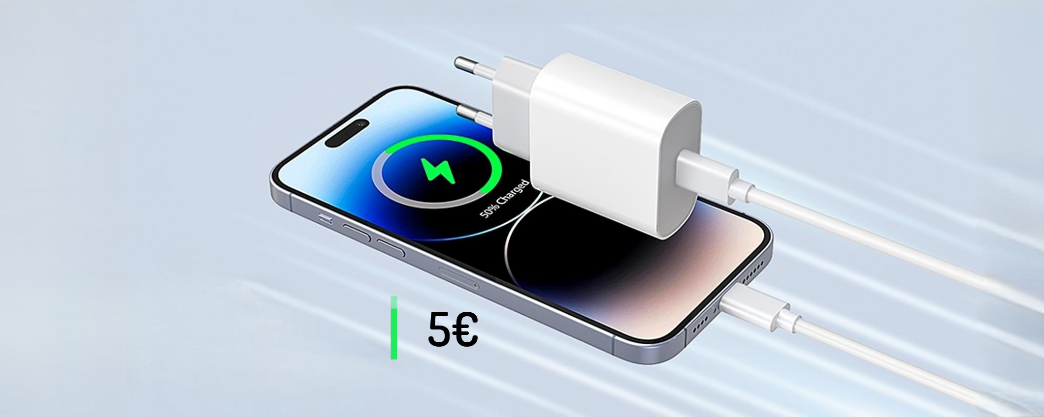 iPhone 14 dura una vita con questo caricabatterie USB C a 5€ iPhone 14 dura una vita con questo caricabatterie USB C a 5€