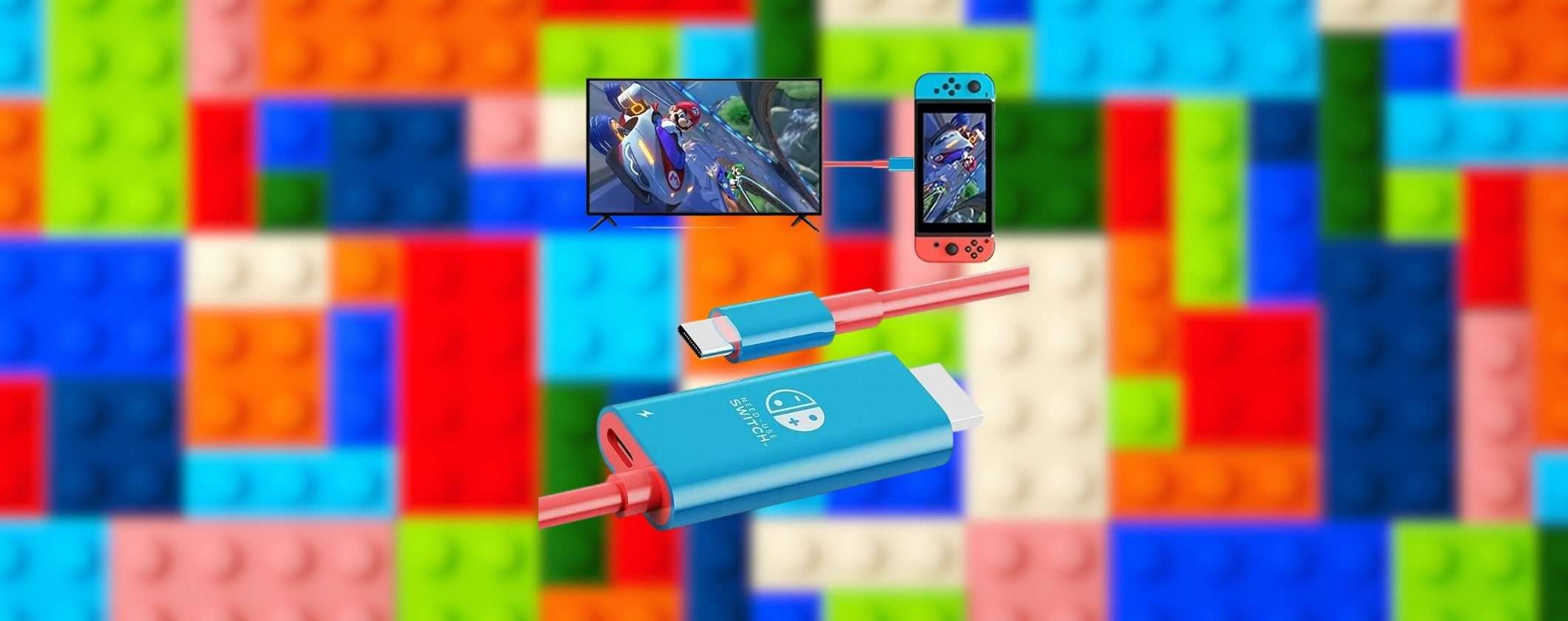 Con questo cavo colleghi la Nintendo Switch senza dock e costa una miseria Con questo cavo colleghi la Nintendo Switch senza dock e costa una miseria