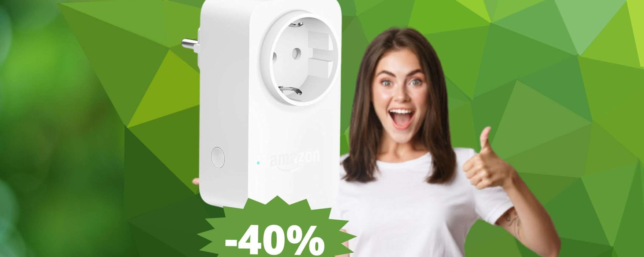 Amazon Smart Plug: MEGA sconto del 40% su Amazon Amazon Smart Plug: MEGA sconto del 40% su Amazon