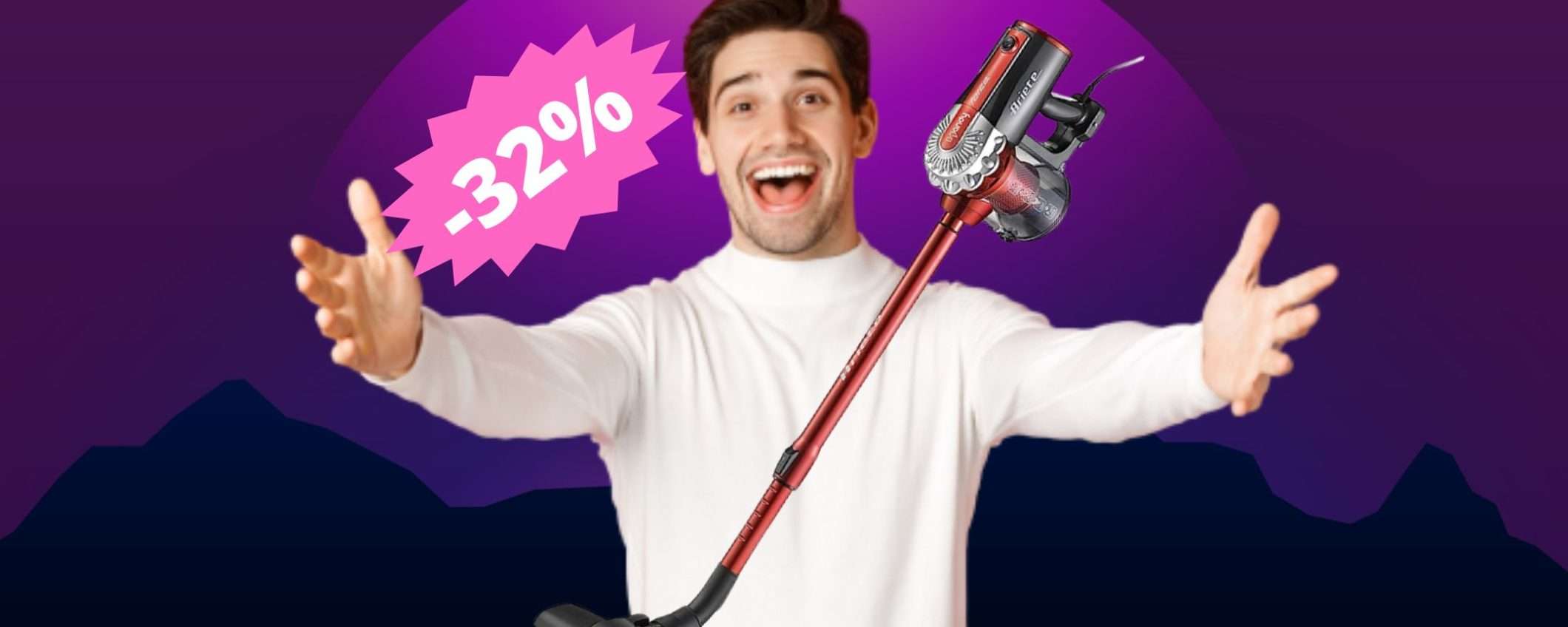 Scopa elettrica Ariete Handy Force: MEGA sconto del 32% Scopa elettrica Ariete Handy Force: MEGA sconto del 32%