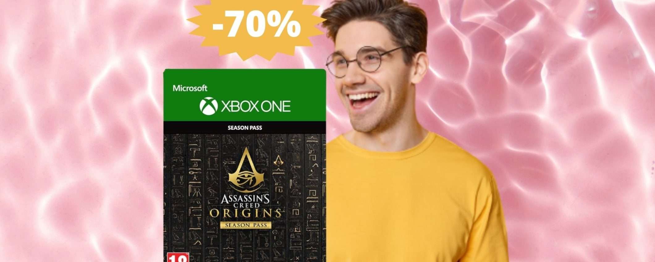 Sconto FOLLE per Assassin's Creed Origins: Season Pass per Xbox One Sconto FOLLE per Assassin's Creed Origins: Season Pass per Xbox One