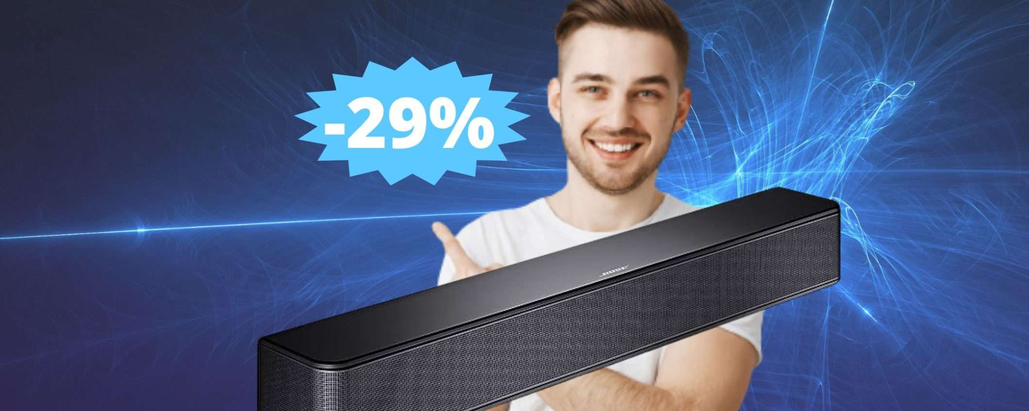 Bose Solo Soundbar Serie II: SUPER sconto del 25% su Amazon Bose Solo Soundbar Serie II: SUPER sconto del 25% su Amazon