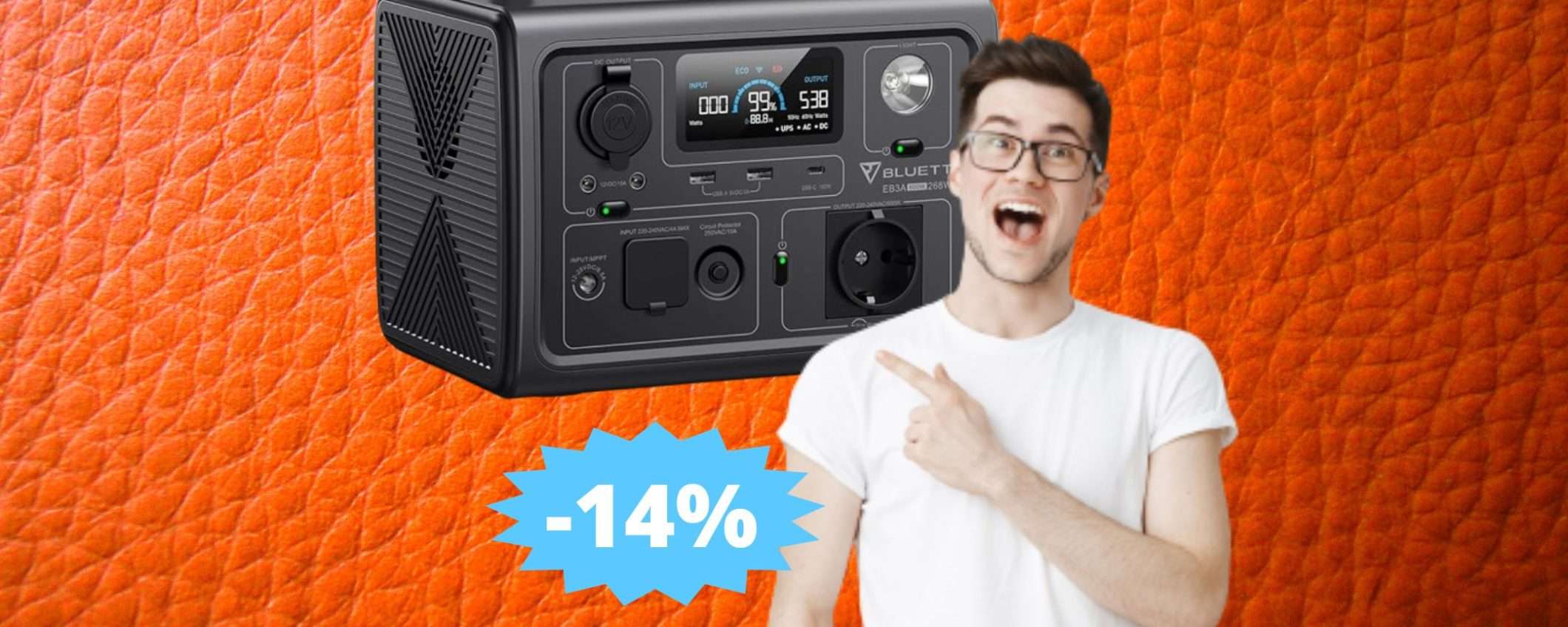 Centrale elettrica portatile BLUETTI: SCONTO imperdibile su Amazon Centrale elettrica portatile BLUETTI: SCONTO imperdibile su Amazon