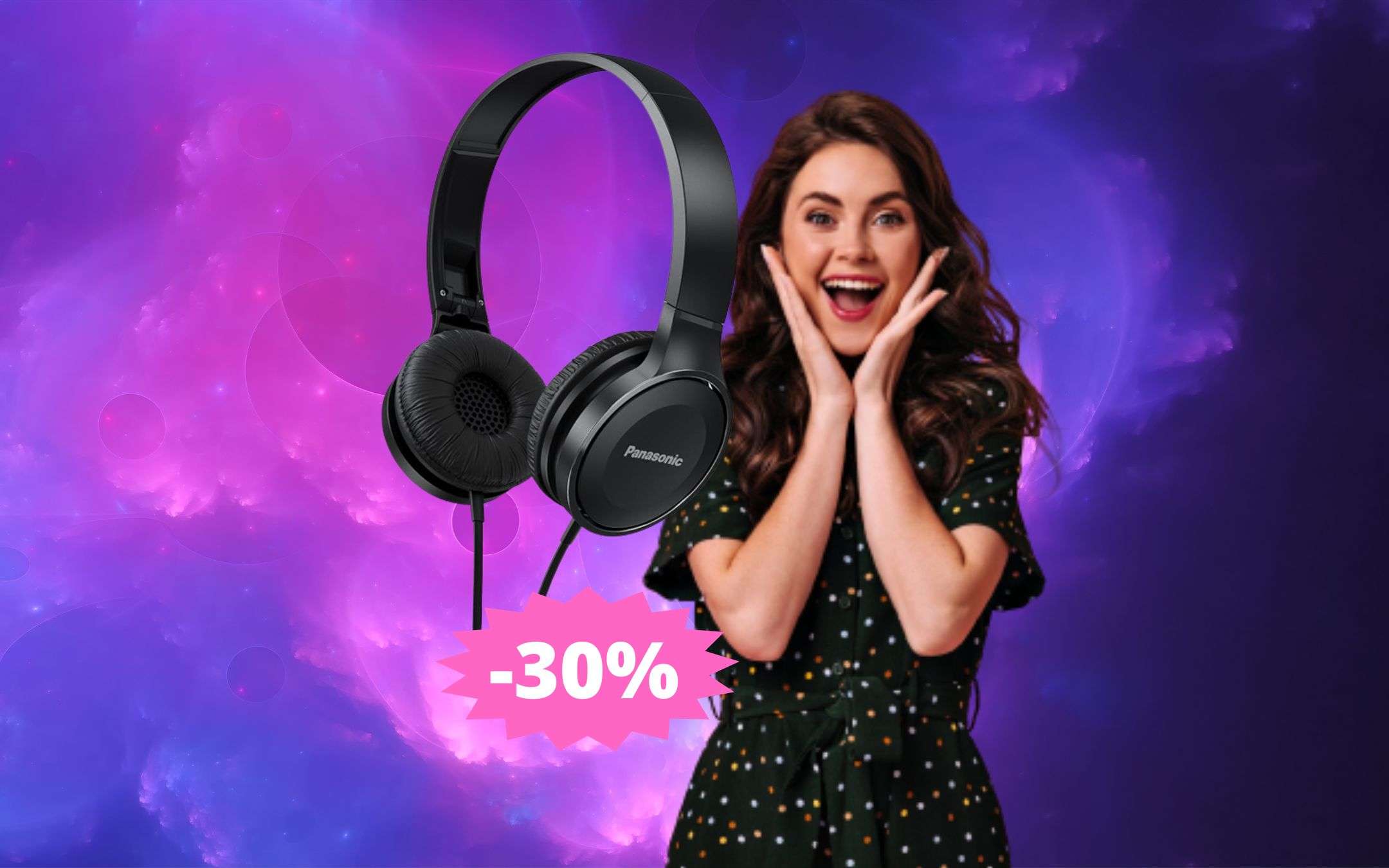 PANASONIC RPHT225 MONITOR ON-EAR HEADPHONES W/ IN-LINE VOLUME CONTROL 3M CABLE 5025232230792 | Australia - Foto 5