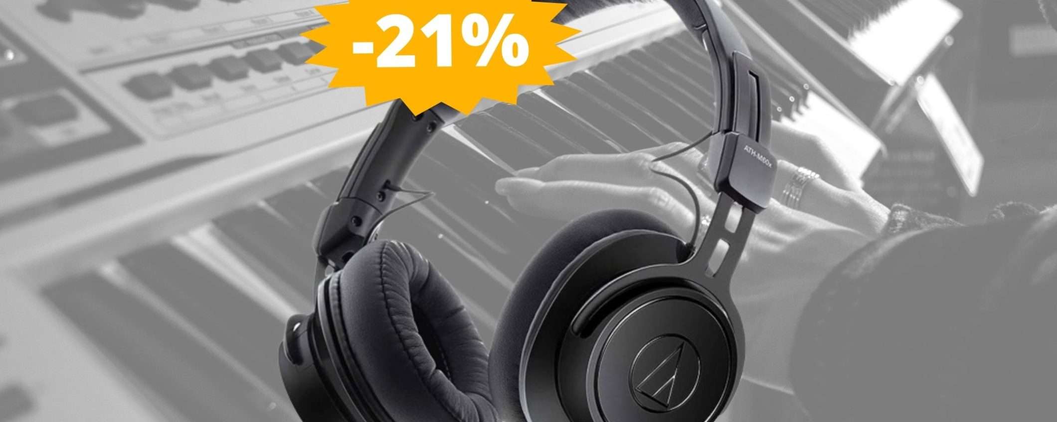 Cuffie professionali Audio-Technica: finalmente in SCONTO Cuffie professionali Audio-Technica: finalmente in SCONTO