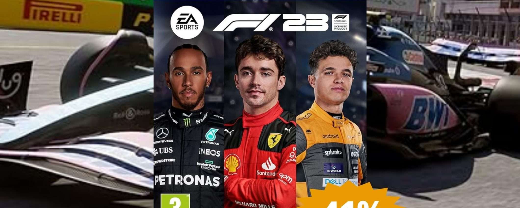 F1 23 per PS5: un'OCCASIONE da non perdere (-41%) F1 23 per PS5: un'OCCASIONE da non perdere (-41%)
