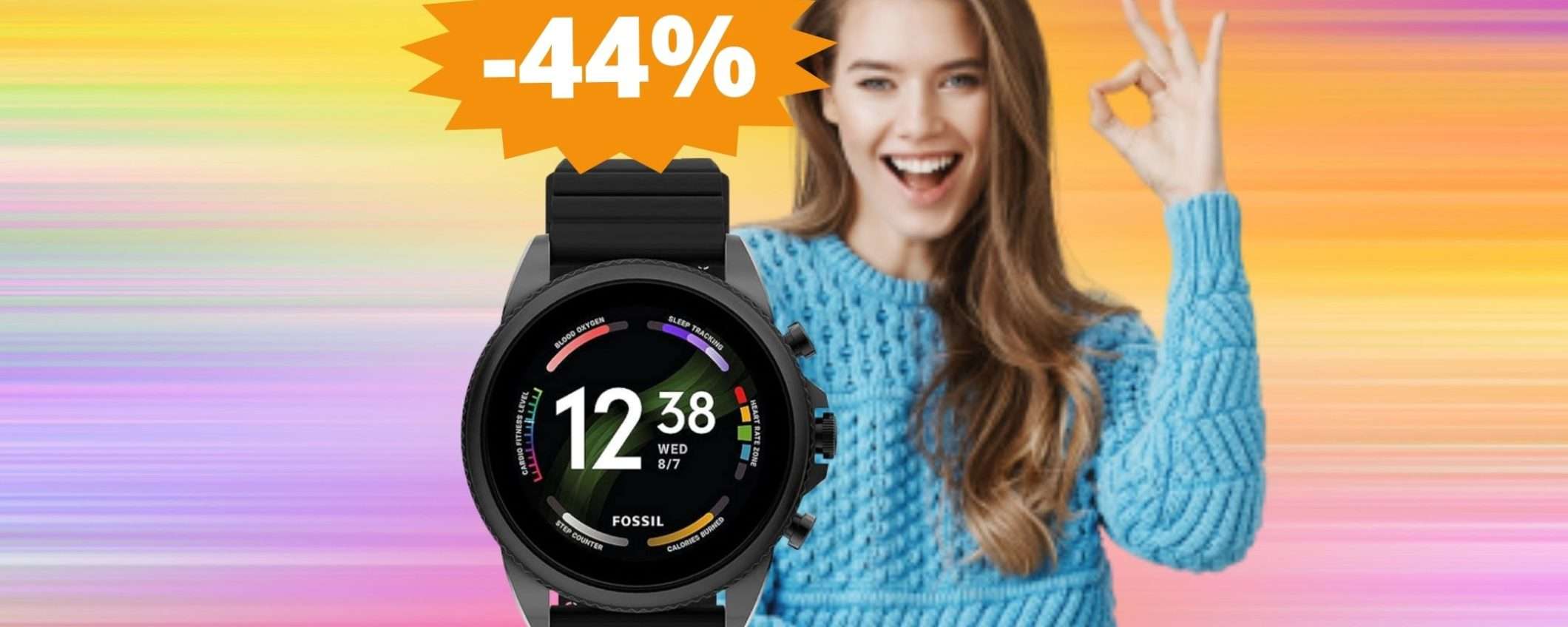 Fossil smartwatch Gen 6: sconto PAZZESCO del 44% Fossil smartwatch Gen 6: sconto PAZZESCO del 44%