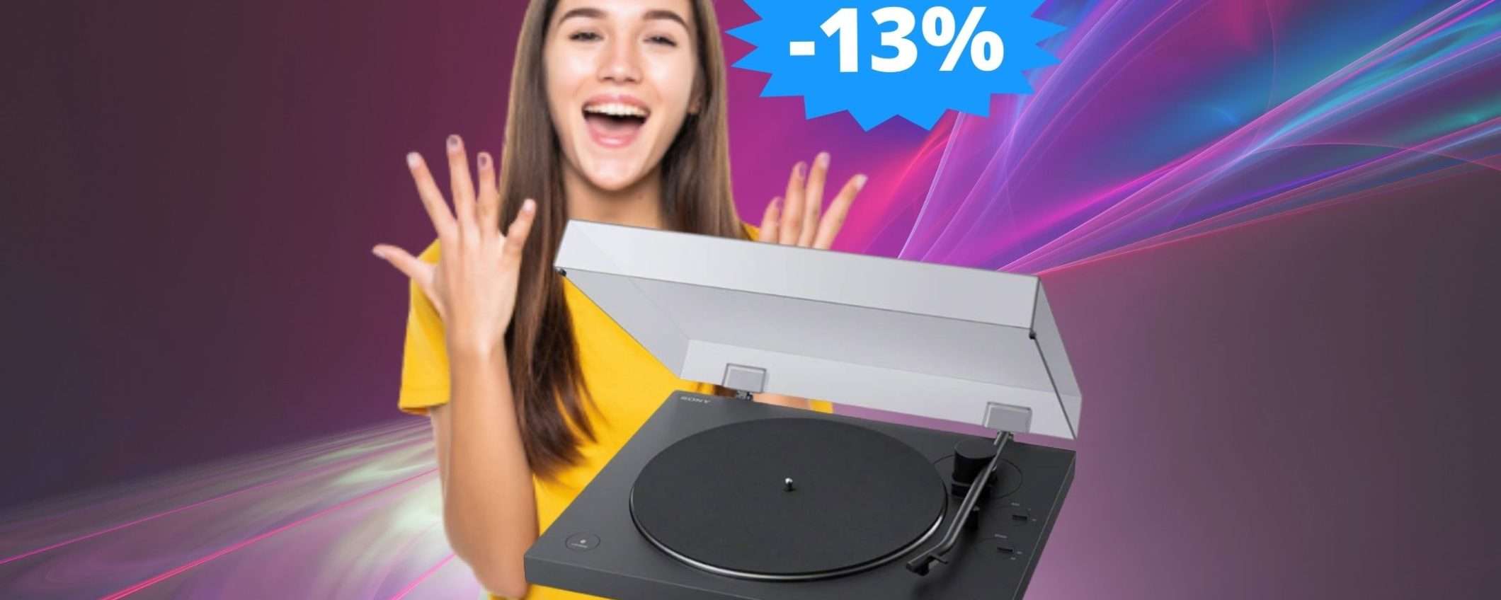 Giradischi Sony PS-LX310BT: sono rimaste le ultime scorte (-13%) Giradischi Sony PS-LX310BT: sono rimaste le ultime scorte (-13%)