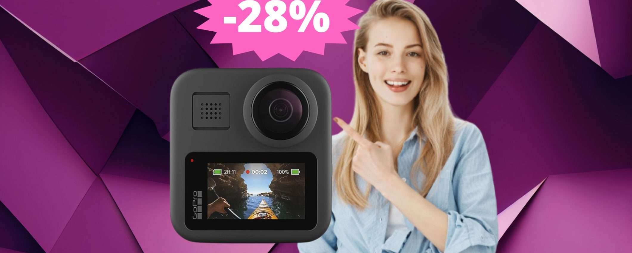GoPro Max: un'OCCASIONE da non perdere (-28%) GoPro Max: un'OCCASIONE da non perdere (-28%)