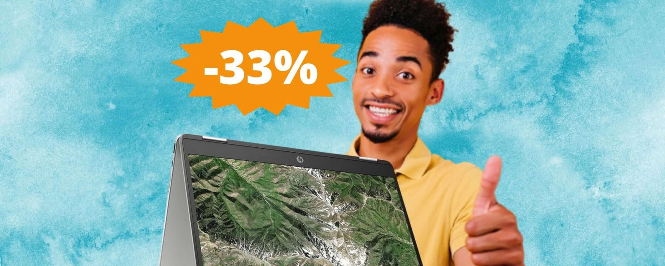 HP Chromebook x360: MEGA sconto del 33% su Amazon HP Chromebook x360: MEGA sconto del 33% su Amazon