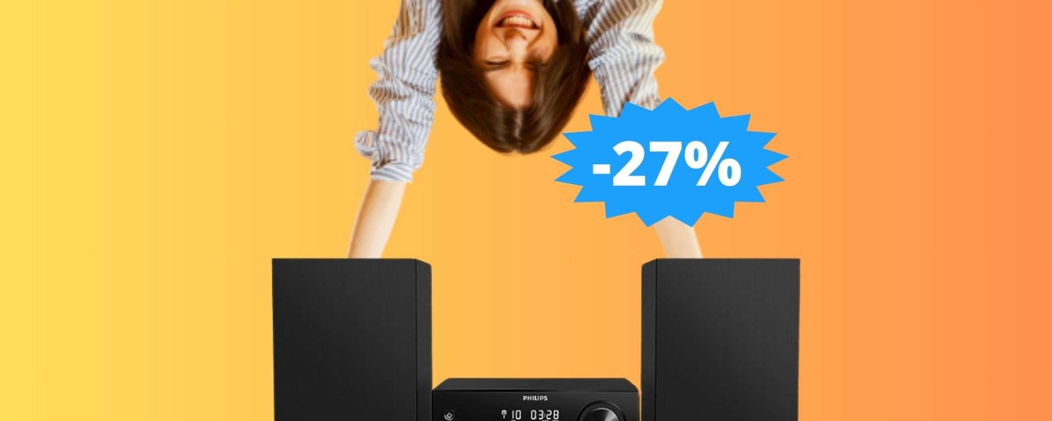 Impianto stereo Philips: AFFARE imperdibile su Amazon (-27%) Impianto stereo Philips: AFFARE imperdibile su Amazon (-27%)