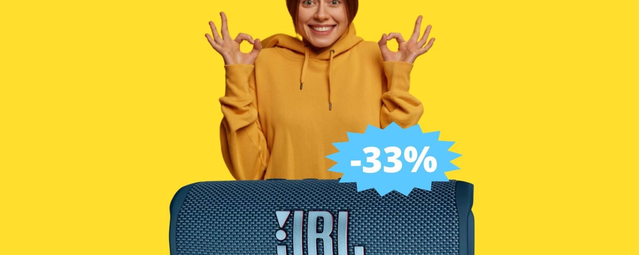 JBL Flip 6: SUPER sconto del 33% su Amazon JBL Flip 6: SUPER sconto del 33% su Amazon