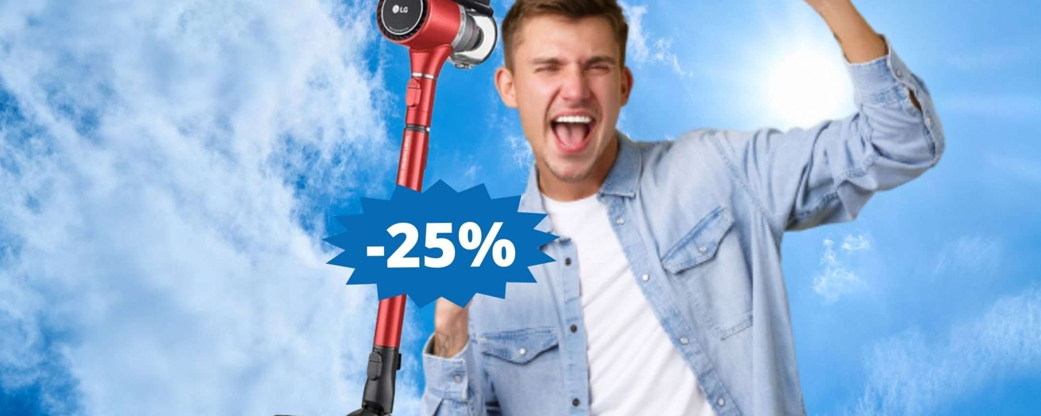 Aspirapolvere senza Fili LG CordZero: AFFARE imbattibile su Amazon Aspirapolvere senza Fili LG CordZero: AFFARE imbattibile su Amazon