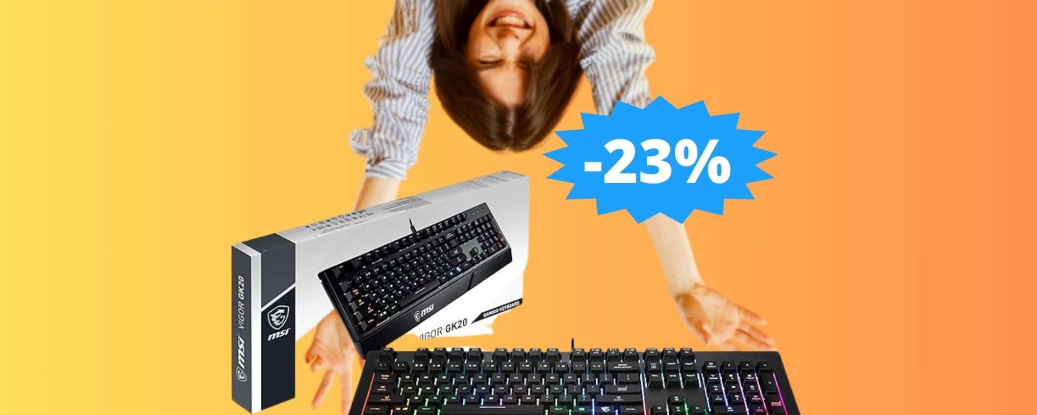 MSI Vigor GK20: la tastiera da gaming DEFINITIVA (-23%) MSI Vigor GK20: la tastiera da gaming DEFINITIVA (-23%)