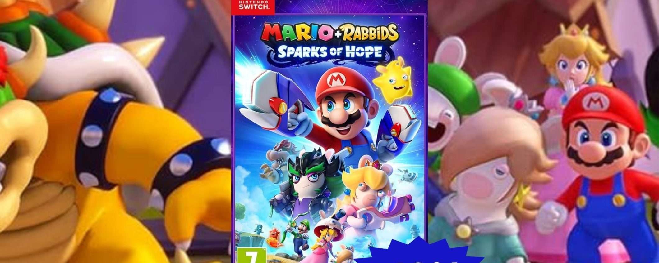 Mario + Rabbids Sparks Of Hope in offerta esclusiva del 40% Mario + Rabbids Sparks Of Hope in offerta esclusiva del 40%