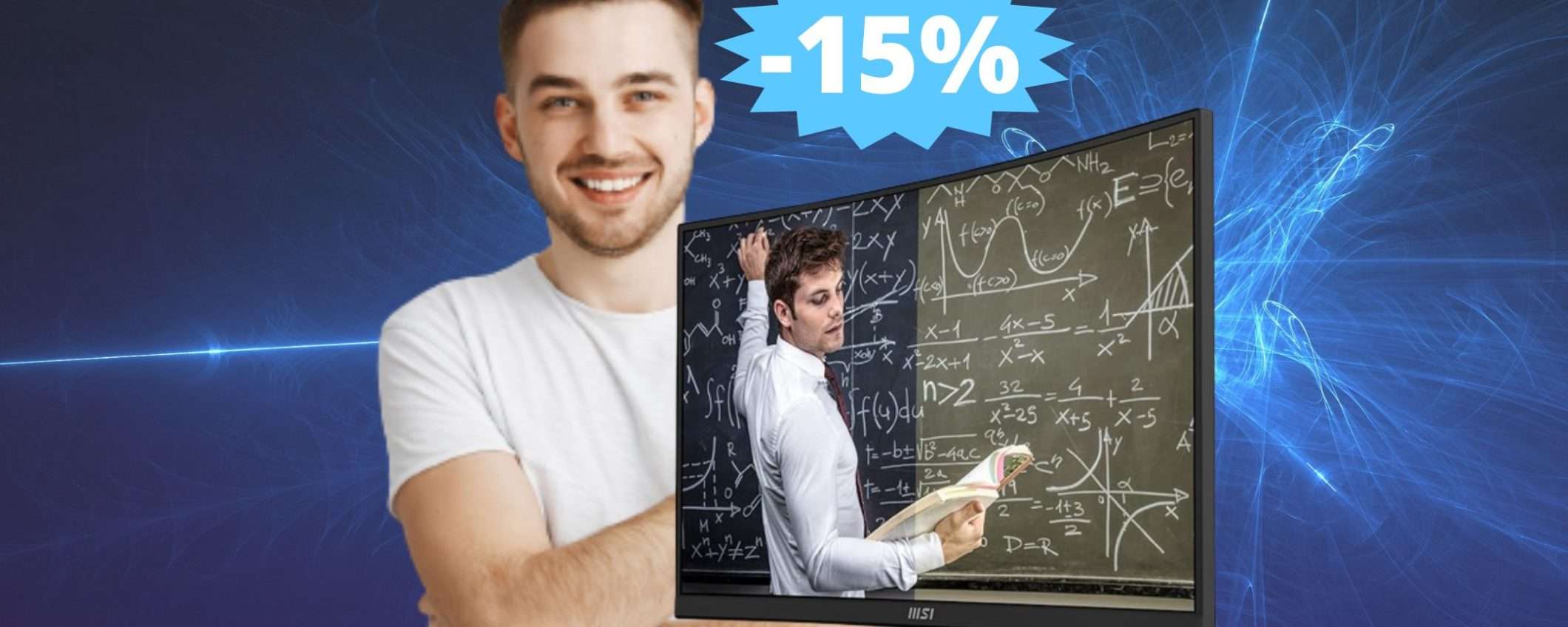 Monitor Curvo MSI PRO: SUPER Sconto del 15% su Amazon Monitor Curvo MSI PRO: SUPER Sconto del 15% su Amazon