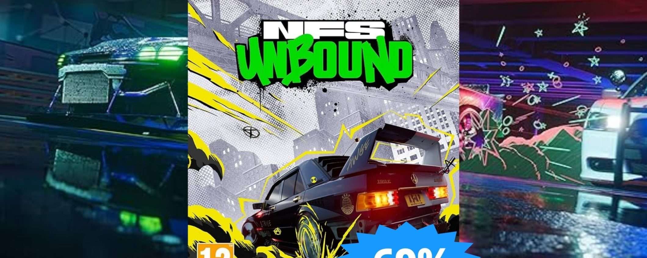 Need for Speed Unbound per PS5: SCONTO folle del 69% Need for Speed Unbound per PS5: SCONTO folle del 69%