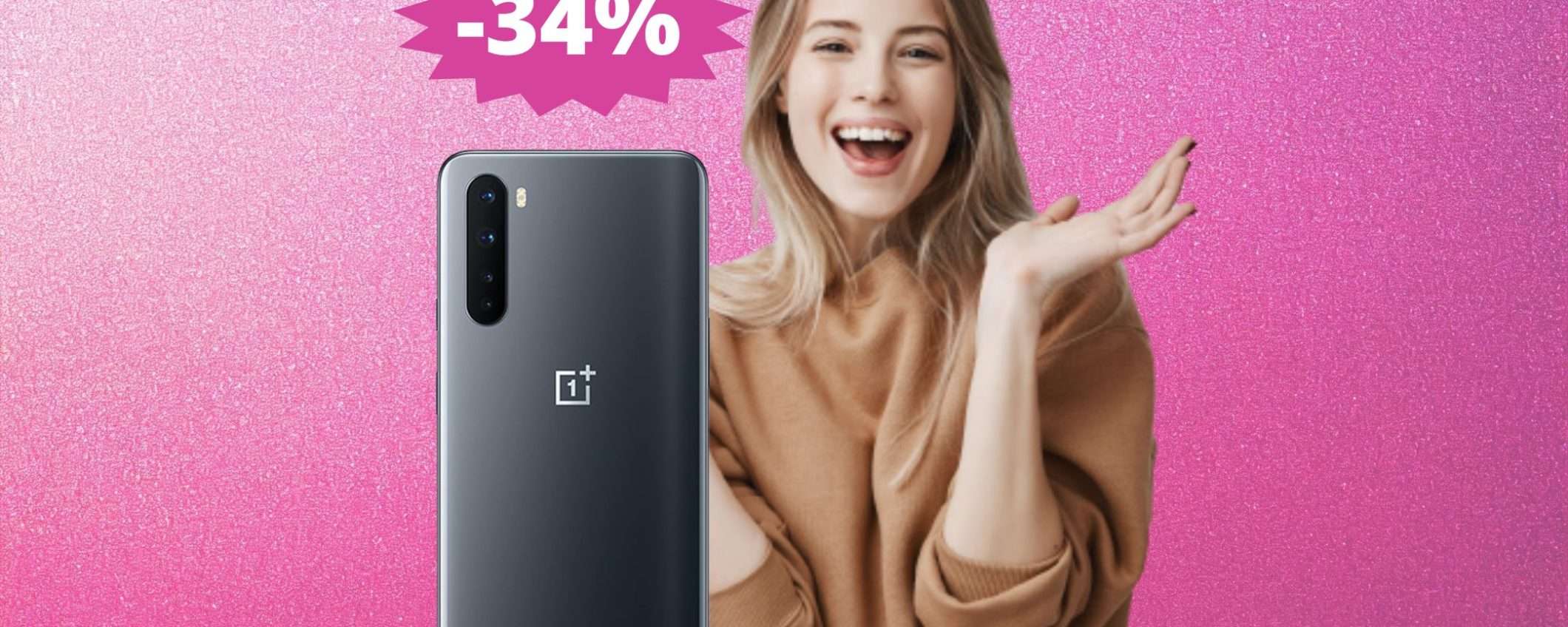 OnePlus Nord: un'OCCASIONE da prendere al volo (-34%) OnePlus Nord: un'OCCASIONE da prendere al volo (-34%)