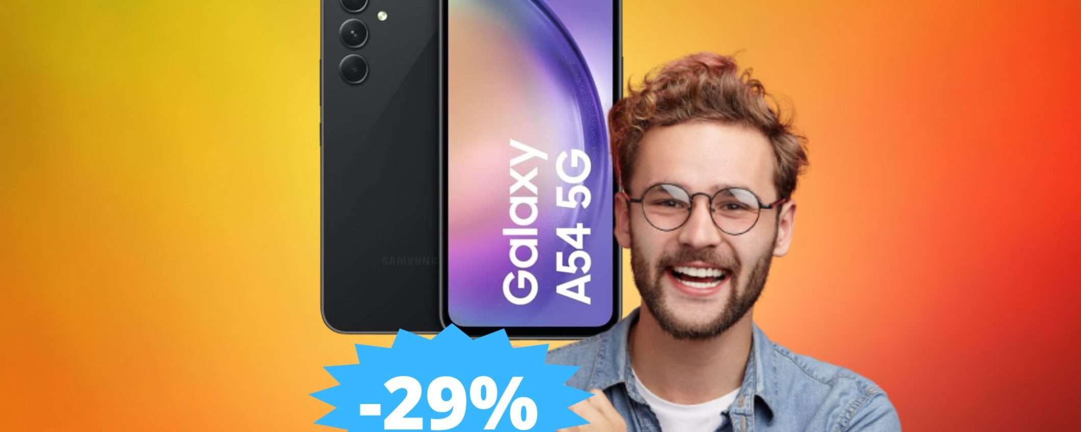 Samsung Galaxy A54: il RE dei medio gamma in OFFERTA (-29%) Samsung Galaxy A54: il RE dei medio gamma in OFFERTA (-29%)