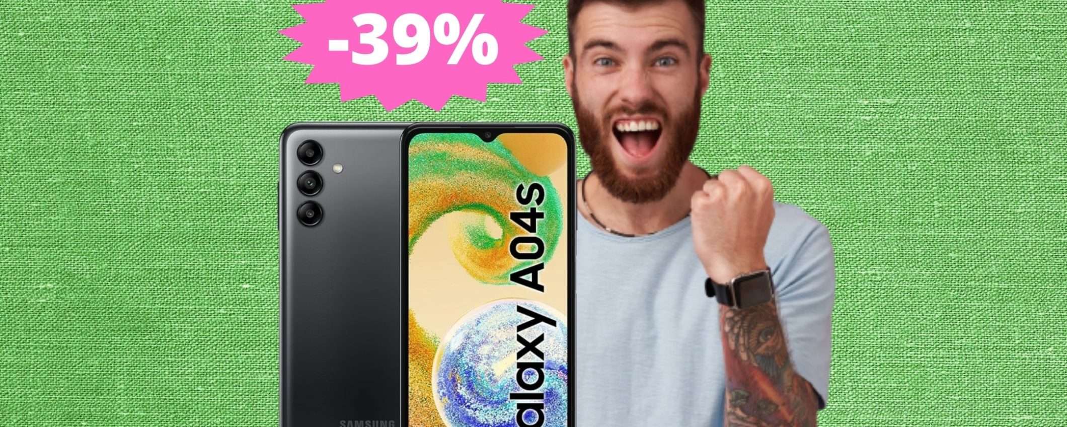 Samsung Galaxy A04s: non perdere questa OCCASIONE (-39%) Samsung Galaxy A04s: non perdere questa OCCASIONE (-39%)
