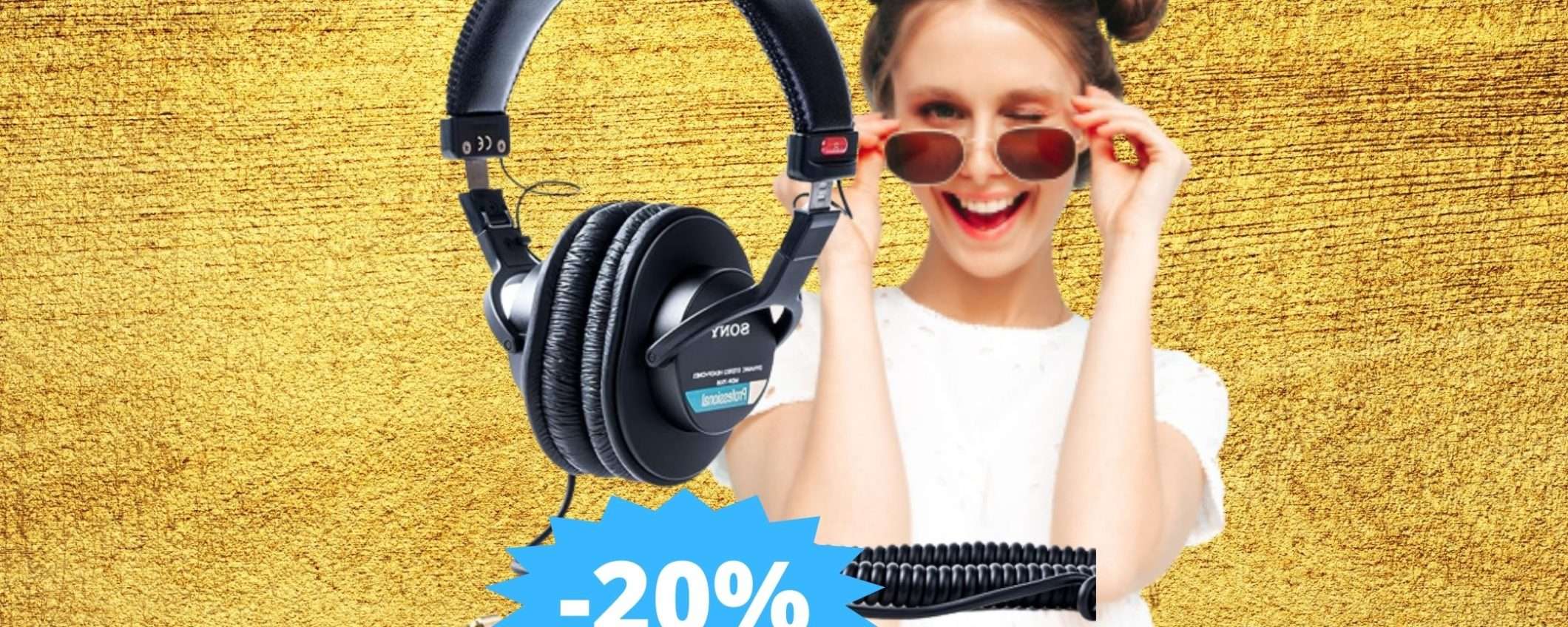 Cuffie professionali Sony MDR-7506: SUPER sconto del 20% Cuffie professionali Sony MDR-7506: SUPER sconto del 20%