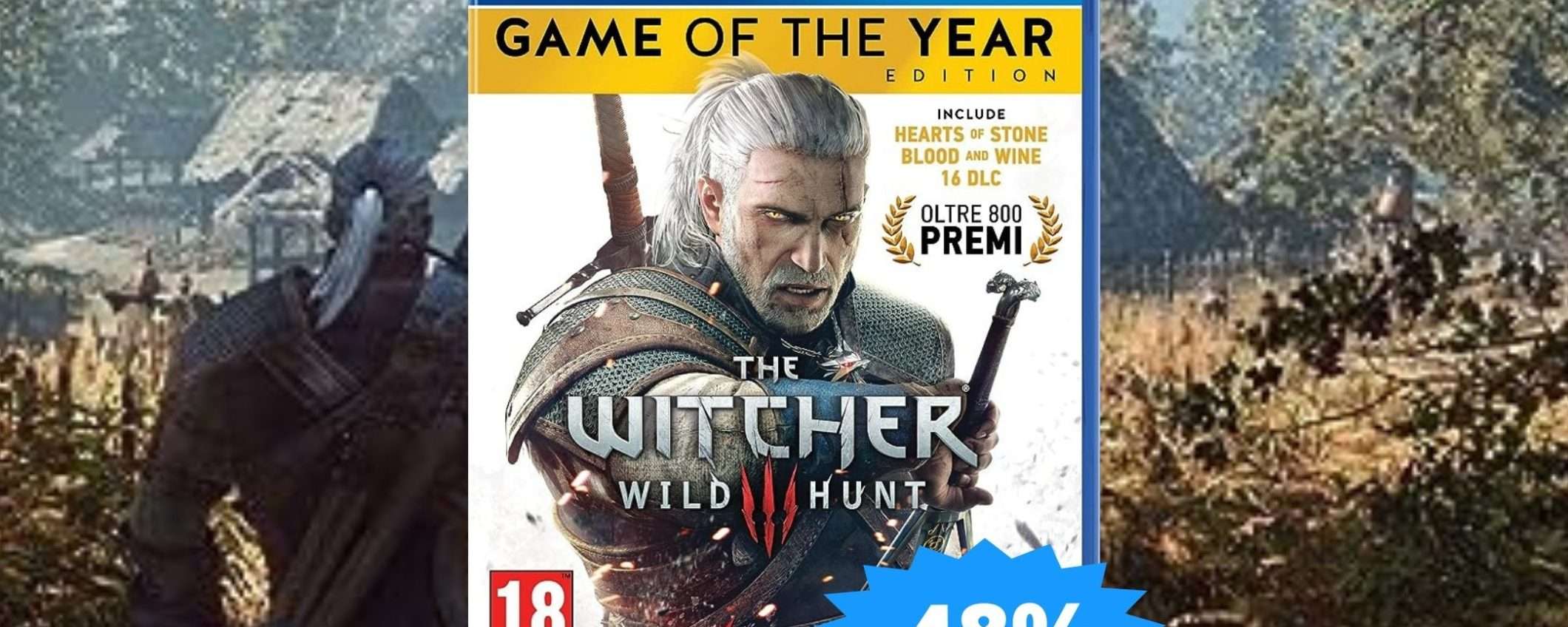 The Witcher III per PS4: sconto PAZZESCO del 48% su Amazon The Witcher III per PS4: sconto PAZZESCO del 48% su Amazon