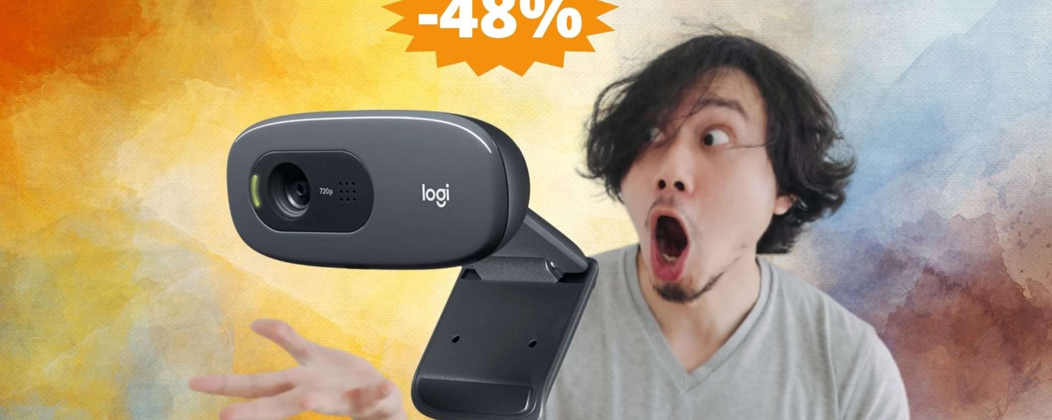 Webcam Logitech C270: un'OCCASIONE da non perdere Webcam Logitech C270: un'OCCASIONE da non perdere