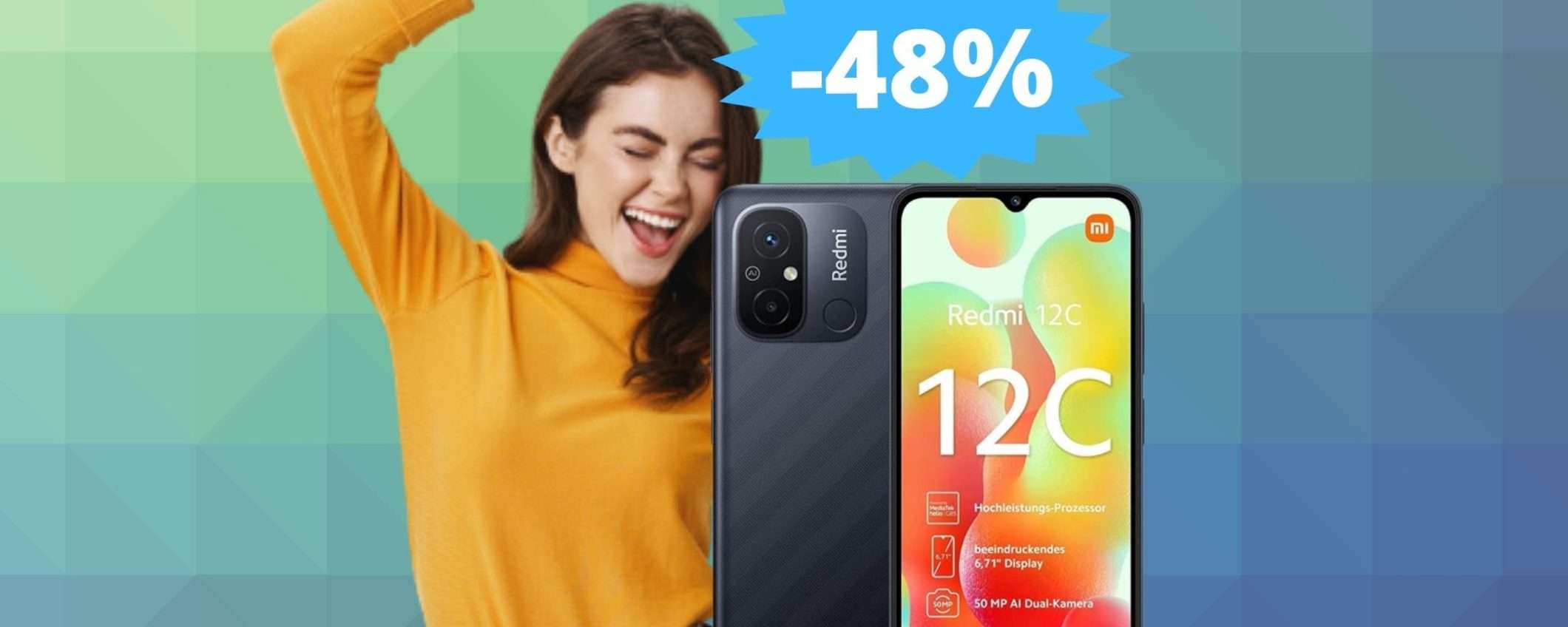 Xiaomi Redmi 12C: un'AFFARE da prendere al volo (-48%) Xiaomi Redmi 12C: un'AFFARE da prendere al volo (-48%)