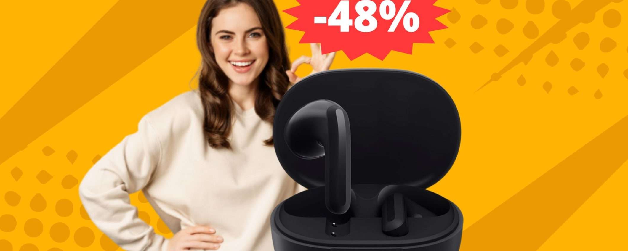 Xiaomi Redmi Buds 4 Lite: CROLLO del prezzo su Amazon (-48%) Xiaomi Redmi Buds 4 Lite: CROLLO del prezzo su Amazon (-48%)