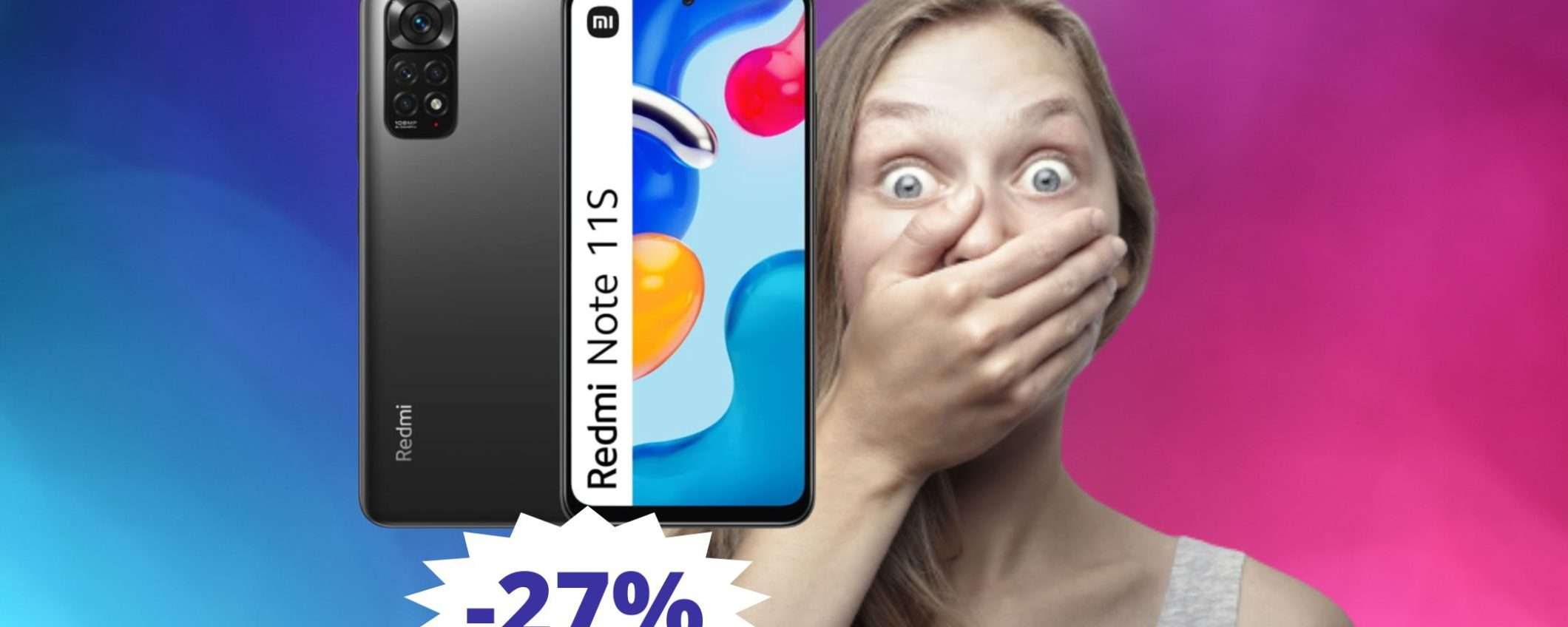 Xiaomi Redmi Note 11S: un'OCCASIONE da non perdere (-27%) Xiaomi Redmi Note 11S: un'OCCASIONE da non perdere (-27%)