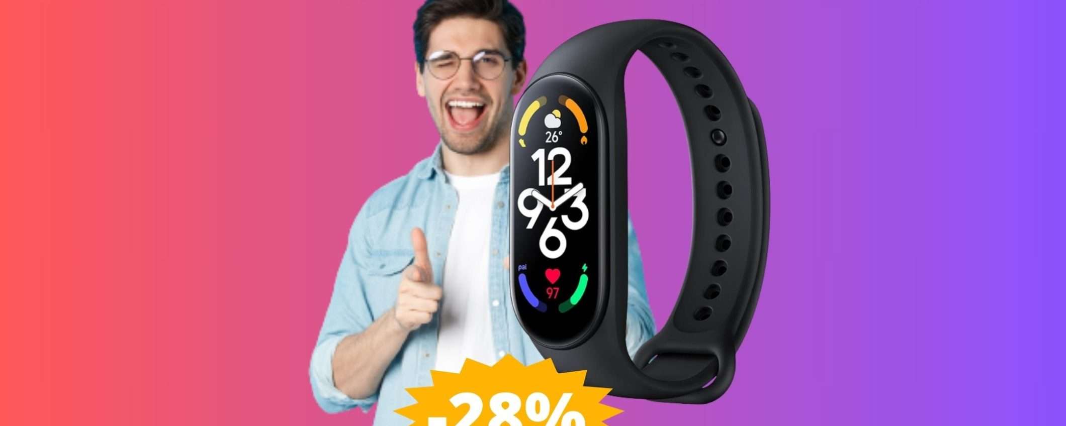 Xiaomi Smart Band 7: questa OFFERTA sta per scadere (-28%)