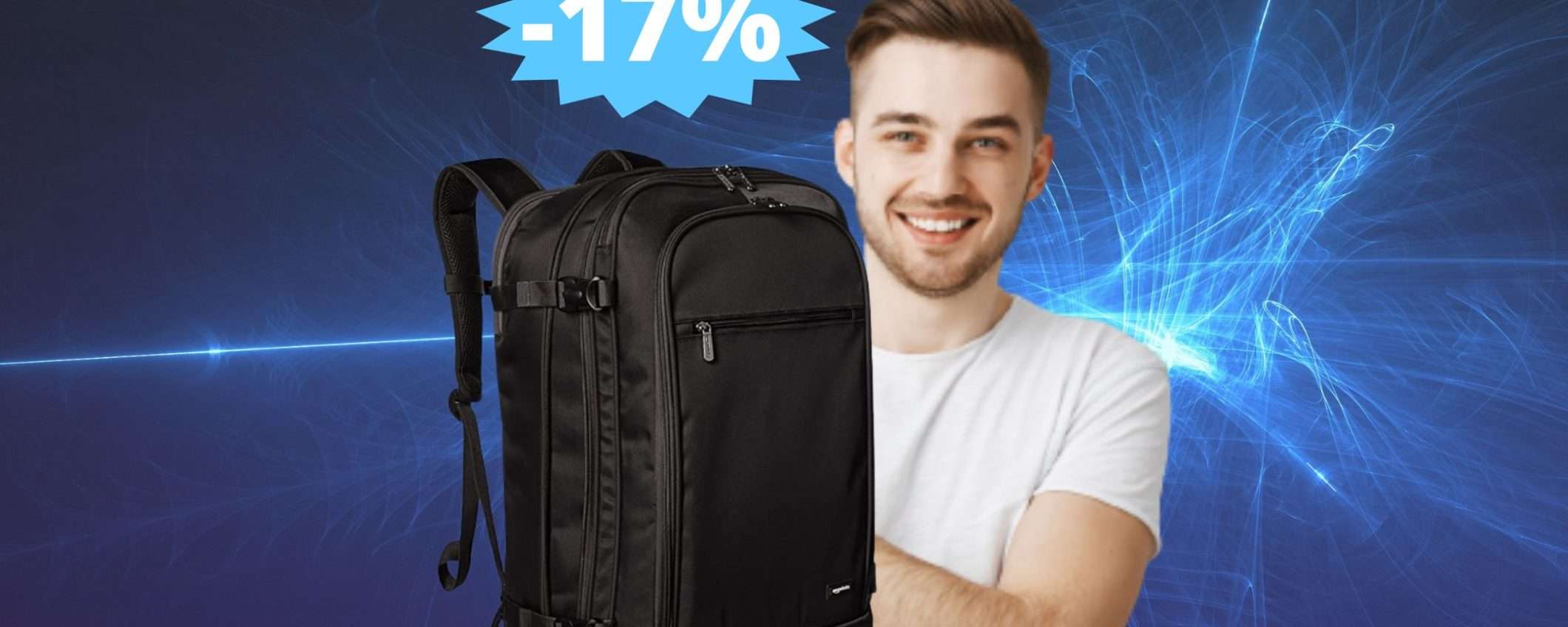 Zaino da viaggio Amazon Basics: SUPER sconto del 17% Zaino da viaggio Amazon Basics: SUPER sconto del 17%