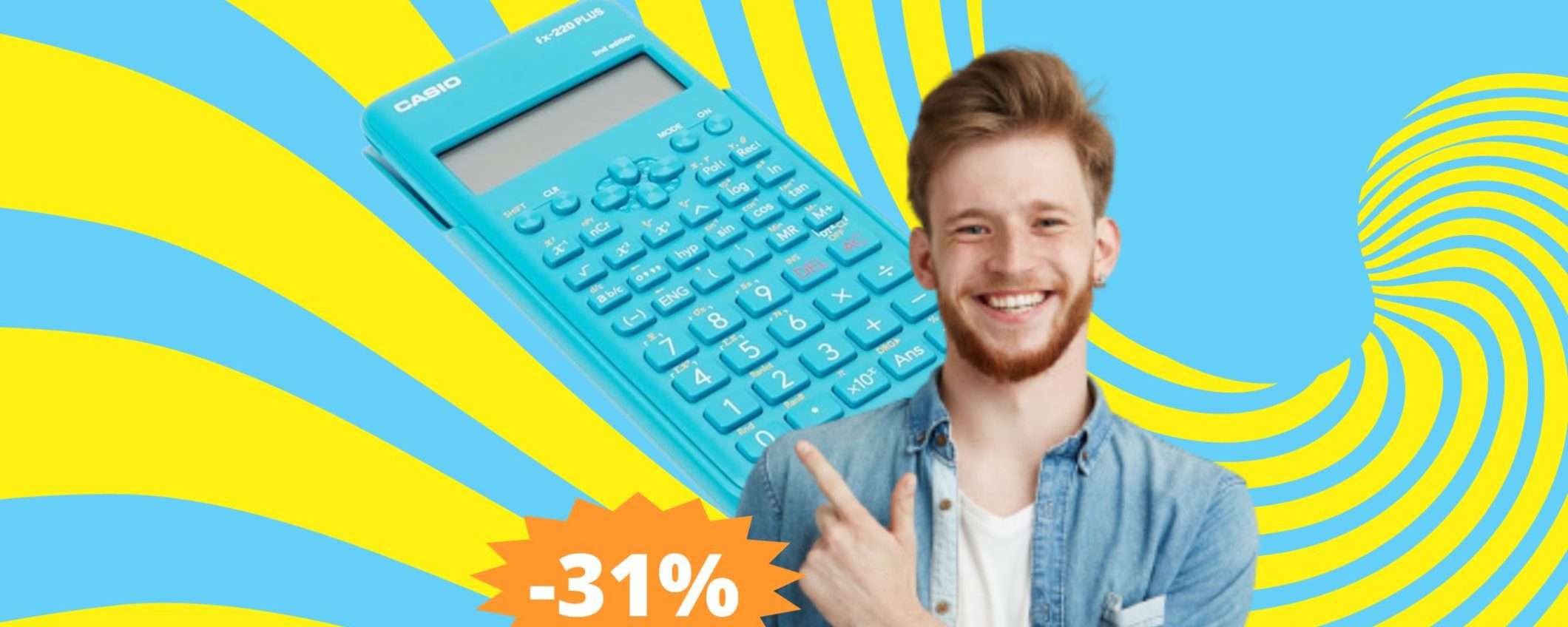 Calcolatrice scientifica Casio: MEGA sconto del 31% su Amazon Calcolatrice scientifica Casio: MEGA sconto del 31% su Amazon