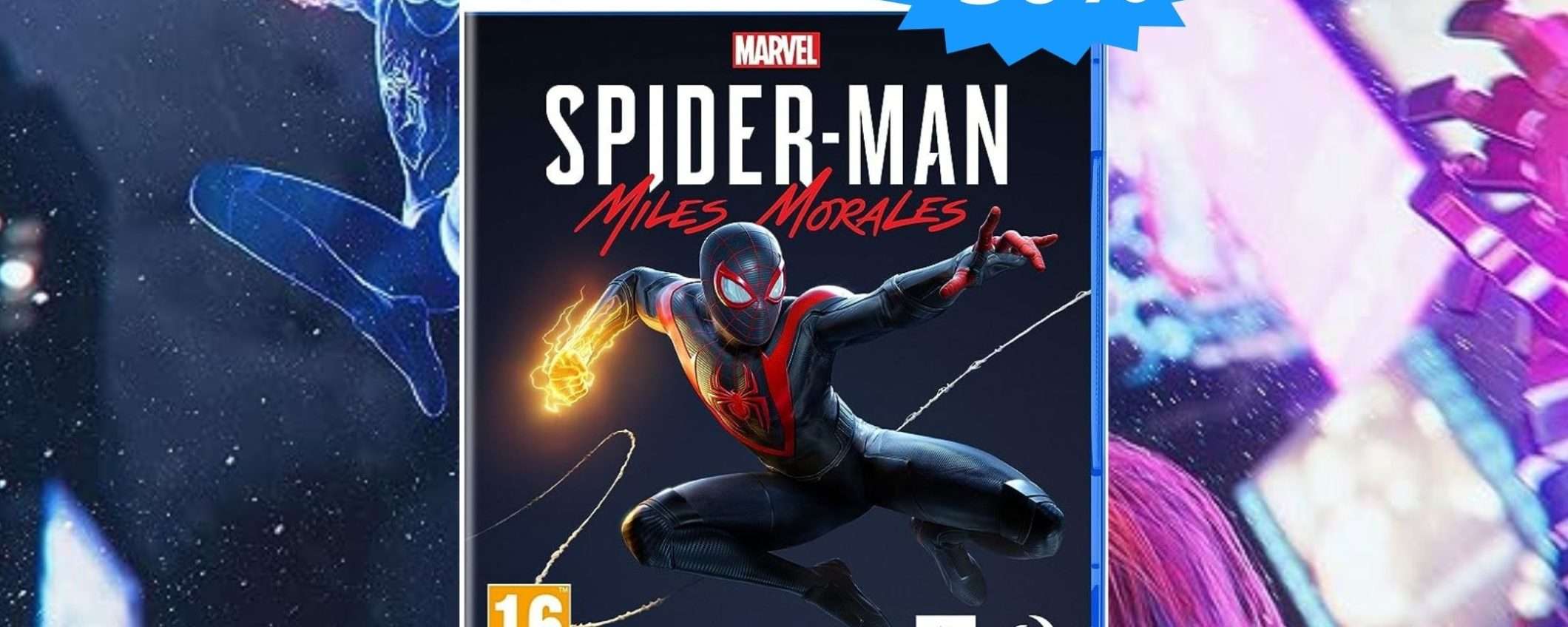 Spider-Man Miles Morales per PS5: MEGA sconto del 30% Spider-Man Miles Morales per PS5: MEGA sconto del 30%