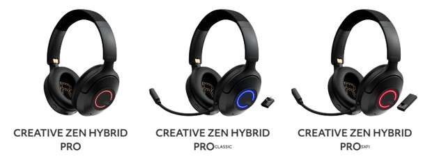 Creative Zen Hybrid Pro: tutta la gamma