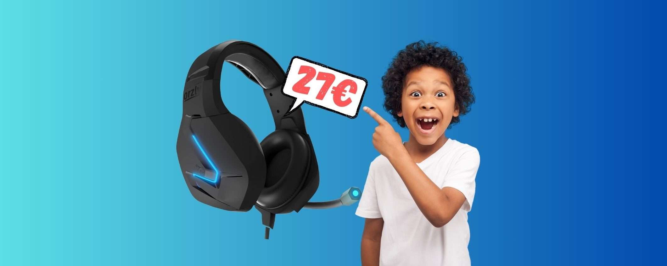 Cuffie da gaming per PS4, PS5, PC, Xbox e Switch a MENO di 28€ Cuffie da gaming per PS4, PS5, PC, Xbox e Switch a MENO di 28€