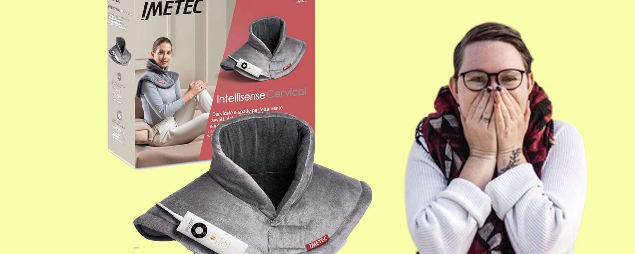 Cuscino termico per cervicale Imetec in offerta: IMPERDIBILE Cuscino termico per cervicale Imetec in offerta: IMPERDIBILE